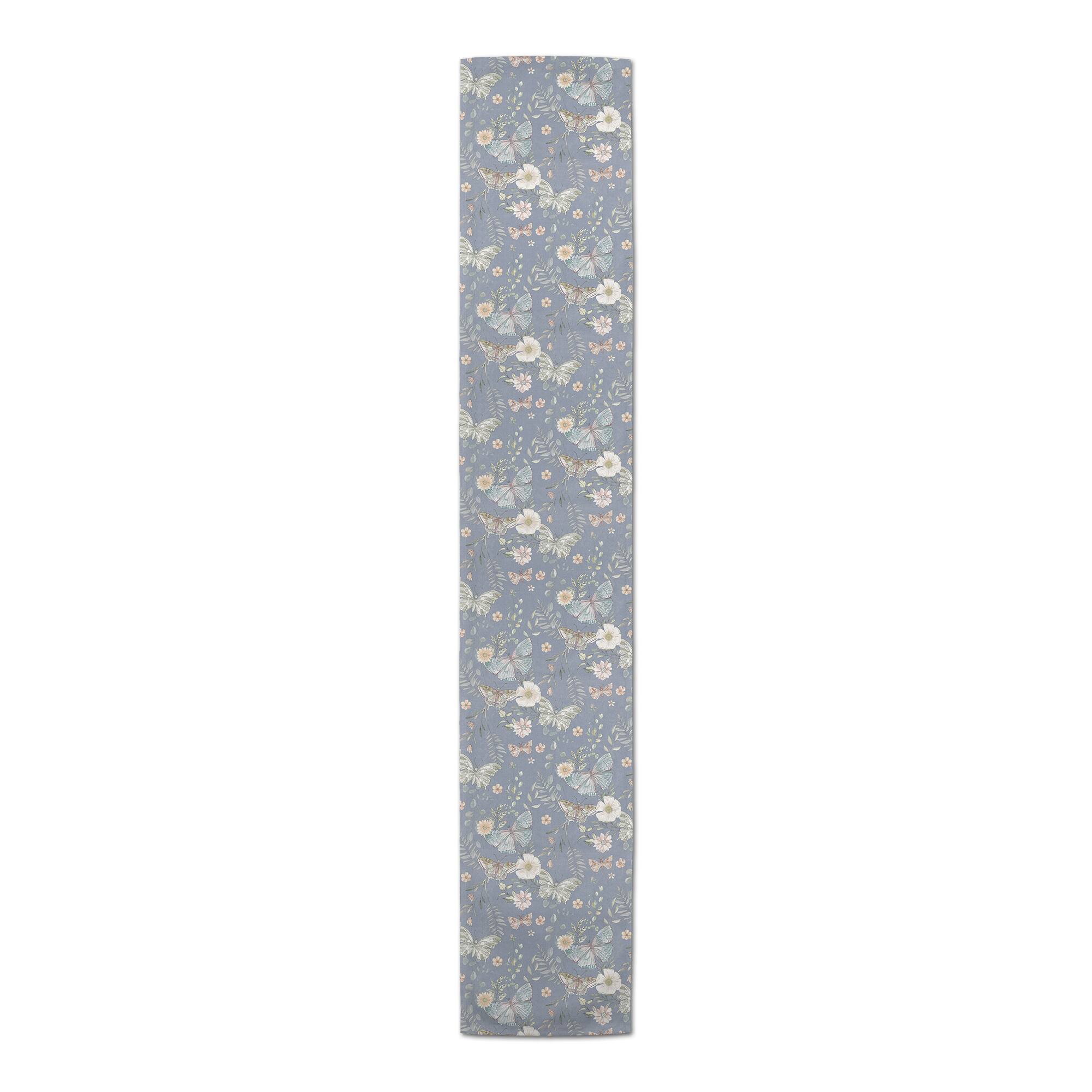 Butterflies Cotton Twill Runner